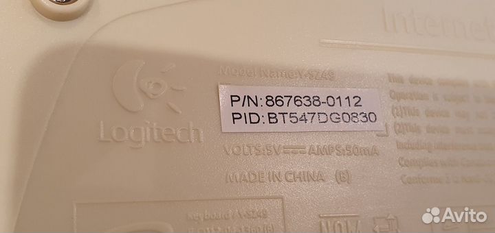 Клавиатура Logitech для компьютера