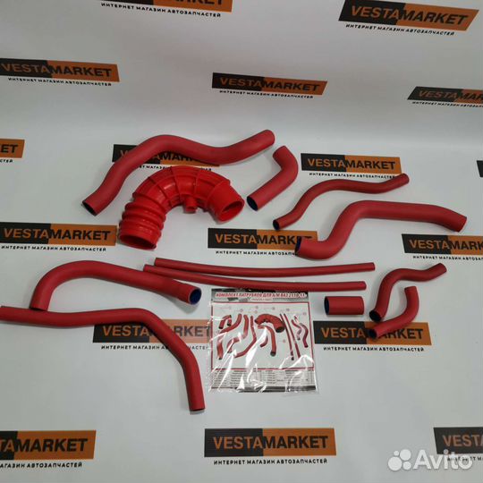 Комплект патрубков двигателя 2110-12 8 кл