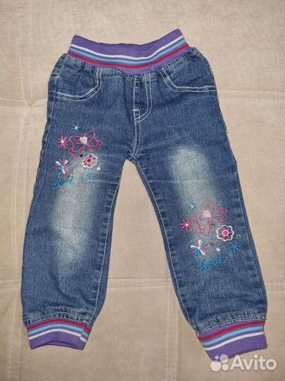 Джинсовый костюм для девочки