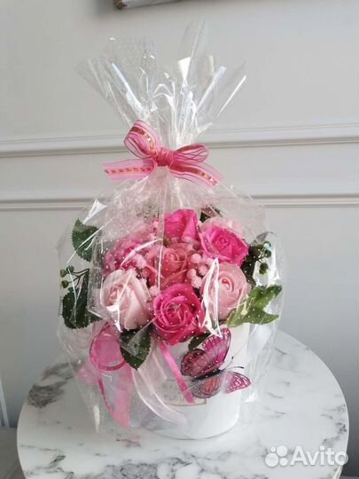 Букеты из мыльных цветов