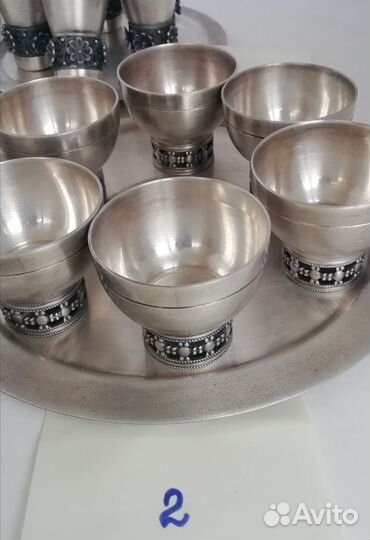 Набор посуды из мельхиора
