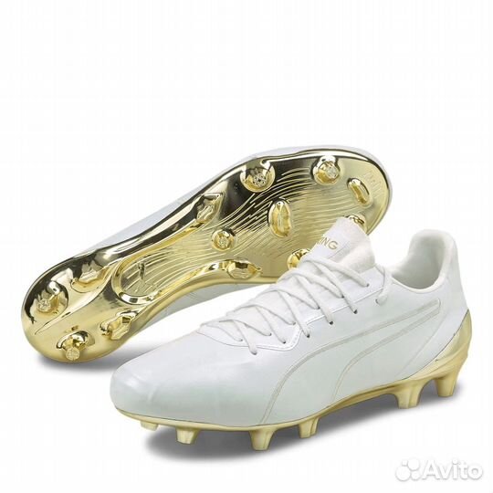 Бутсы профи Puma King Platinum FG/AG