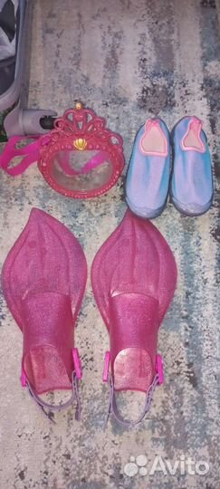 Маска и ласты для девочки