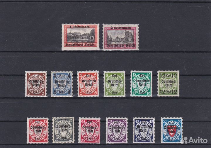 Марки Германия 1933 - 1945 год