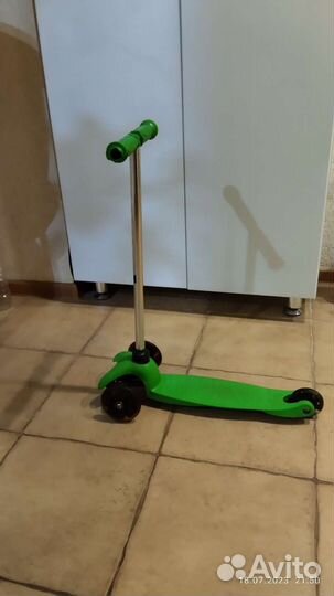 Самокат детский трехколесный бу
