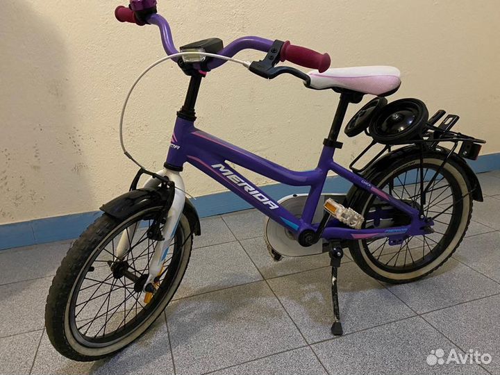 Детский велосипед для девочки merida 5-8 лет