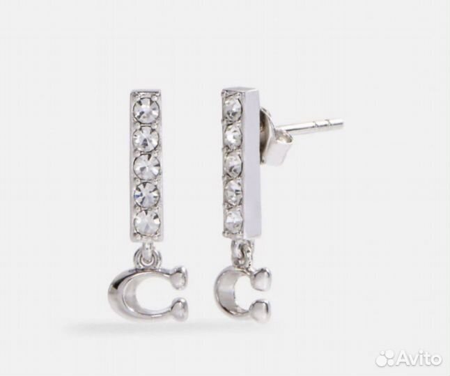 Серьги Coach оригинал новые