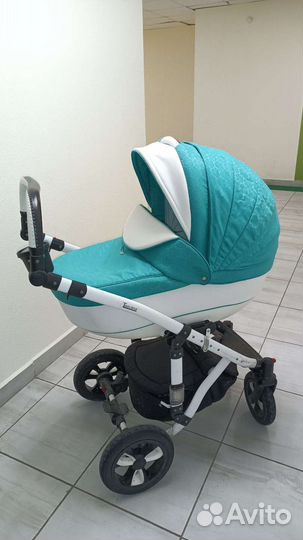 Коляска 2 в 1 эко кожа