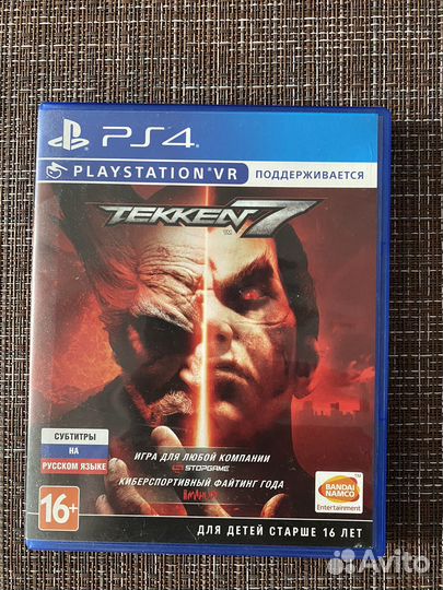 Tekken 7 ps4 диск