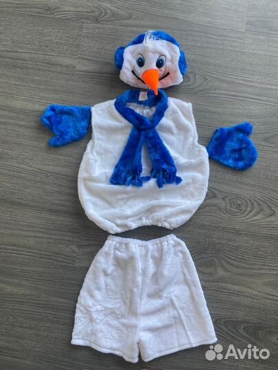 Костюм снеговика, размер 92-122