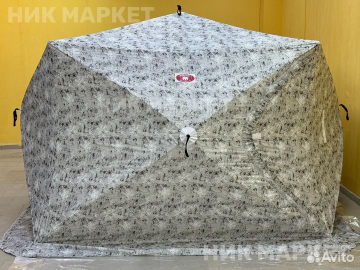 Палатка куб 4 лонг зимняя Медведь