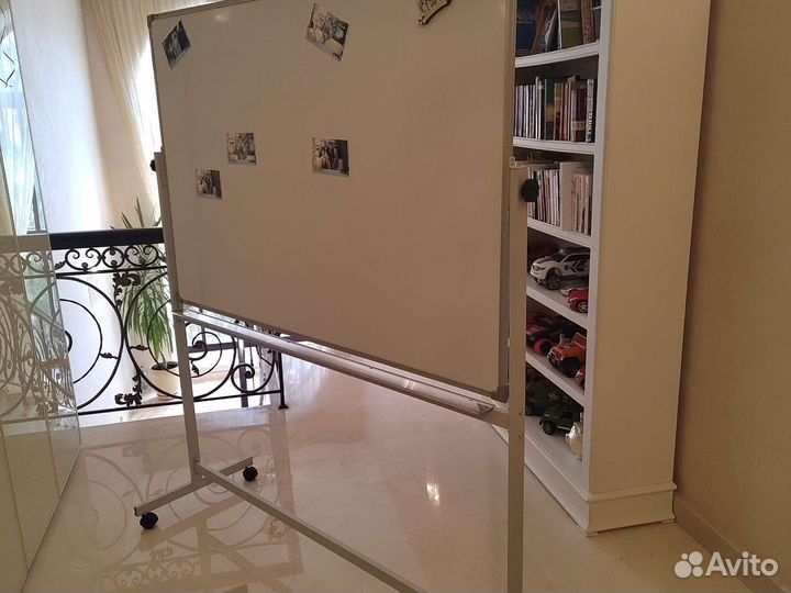 Магнитно меловая доска