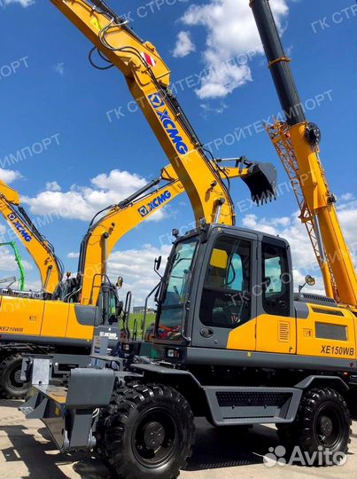 Колёсный экскаватор XCMG XE150WD, 2023