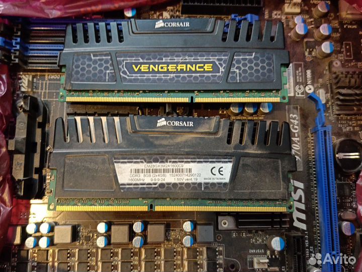 DDR3 2х4Гб Corsair