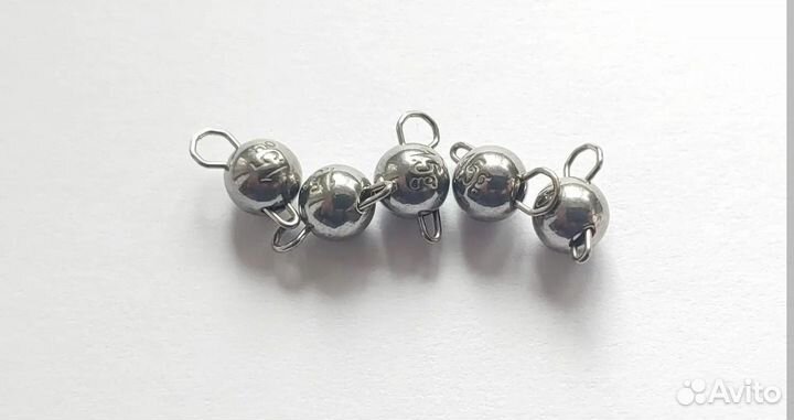 Набор чебурашек вольфрам от 1 до 10гр по 10шт