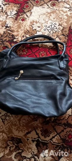 Сумка комбинированная кожа/замша