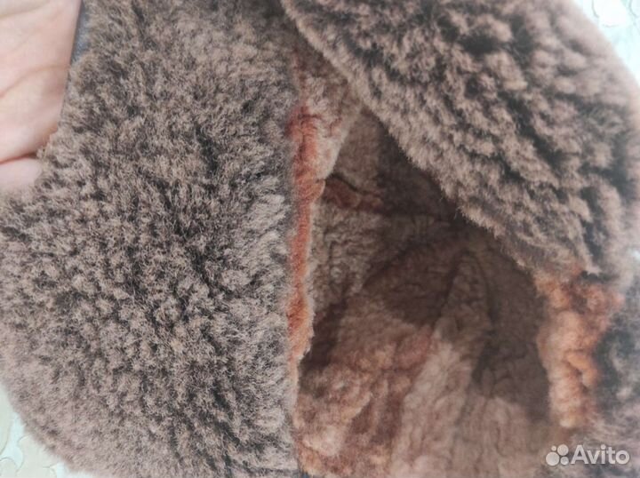 Шапка мужская из натуральной кожи