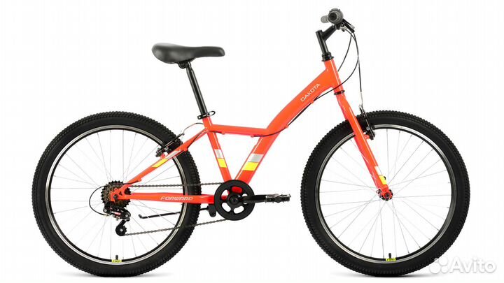 Велосипед подростковый Forward Dakota 1.0 d-24 1x6