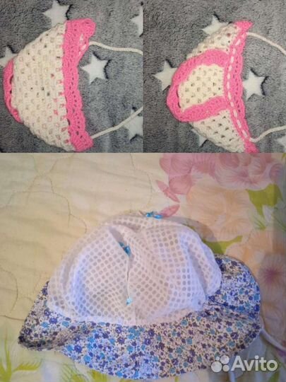 Шапочки на девочку (много)