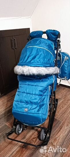 Санки коляска ника 7 5s бу