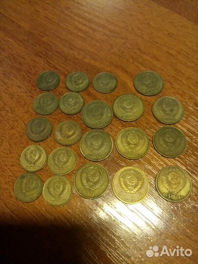 Монеты времен СССР 1и2 копейки