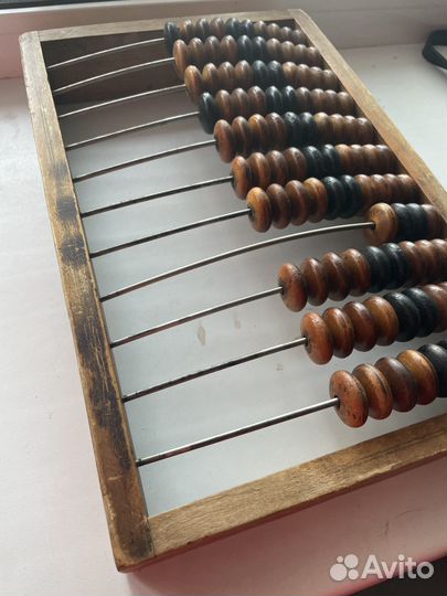 Счеты амбарные деревянные СССР