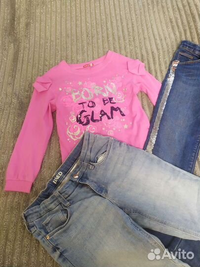 Одежда пакетом для девочки 122 128