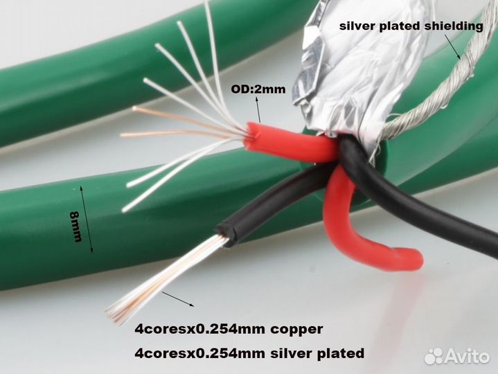 Комплект Аудио Hi-Fi Проводов mcintosh RCA - RCA