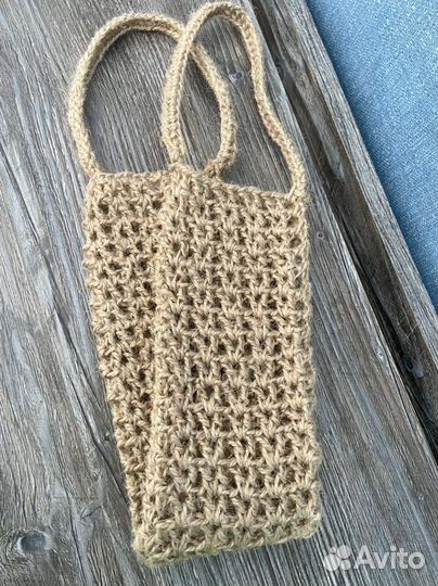 Эко-мочалка из джута