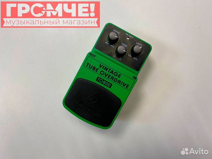 Педаль перегруза Behringer TO800 Vintage Tube Over