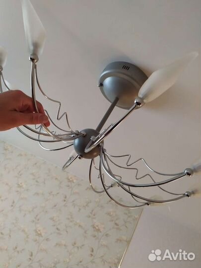 Люстра потолочная бу