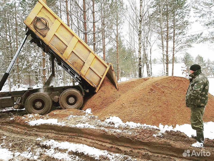 Песок карьерный