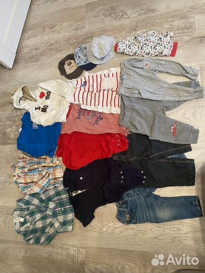 Вещи пакетом на мальчика 80-86