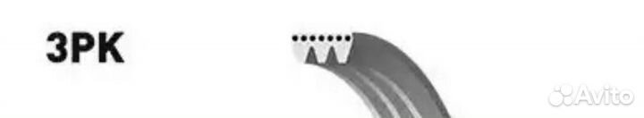 Gates 3PK808 Ремень поликлиновый
