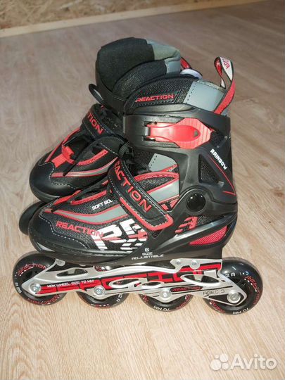 Коньки роликовые детские раздвижные 36 размер