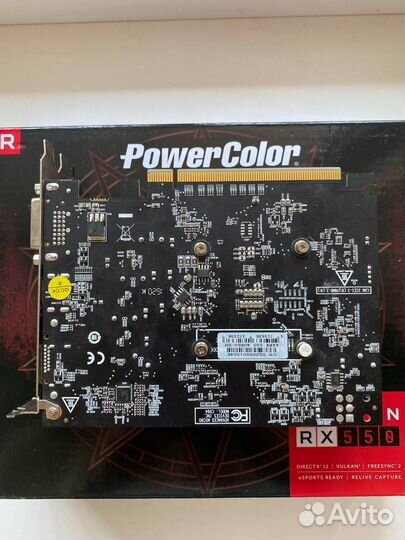 PowerColor Red Dragon RX 550 4GB gddr5