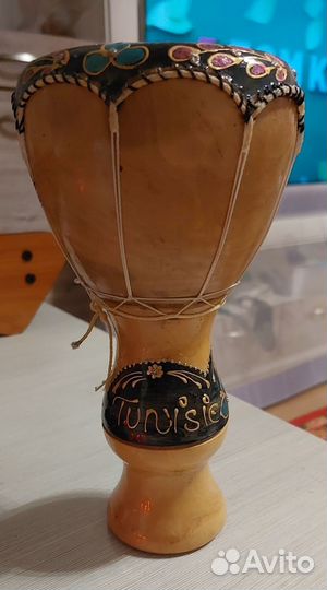 Барабан бубен Джембе из Туниса Африки