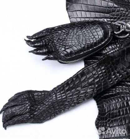 Чехол для ключей из натуральной кожи крокодила