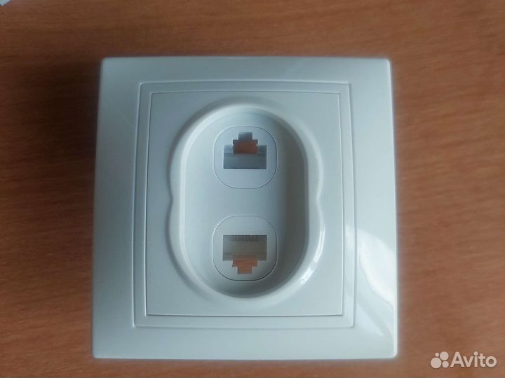 Розетка серия Таймыр RJ45+RJ45
