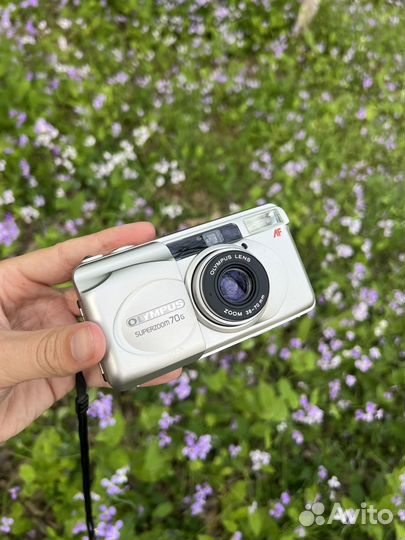 Olympus superzoom 70g пленочный фотоаппарат