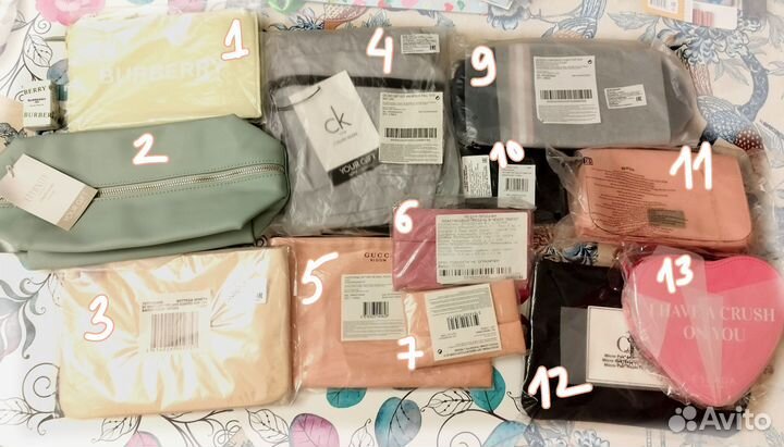 Косметичка miu miu и calvin klein eternity