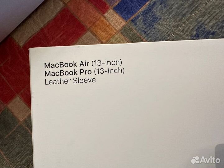 Чехол apple MacBook pro air кожаный оригинал