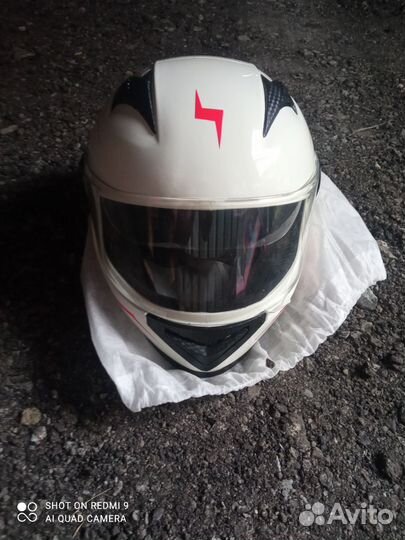 Мотоциклетный шлем новый