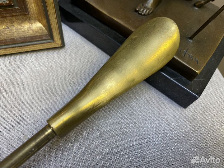 Статинная лопатка для обуви бронза Германия