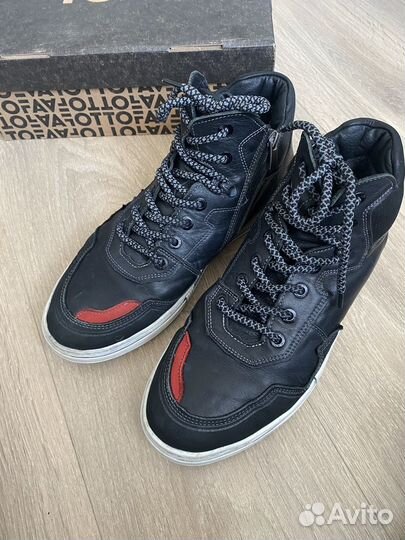 Высокие утепленные мужские кеды 44