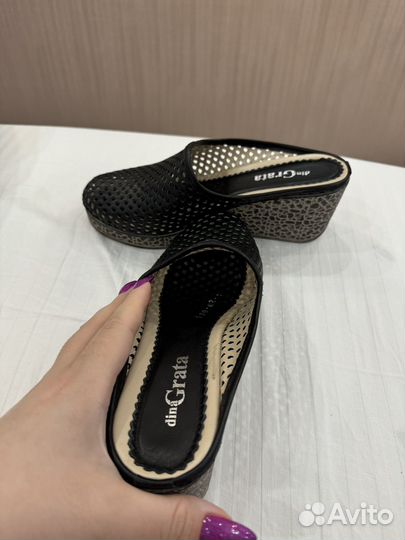 Сабо женские натуральная кожа 38 размер