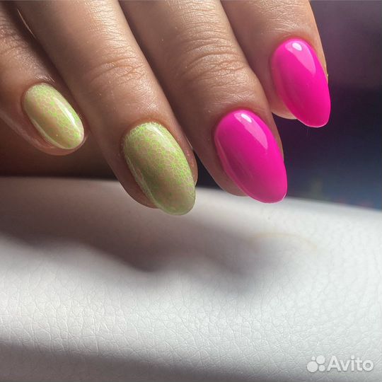 Наращивание ногтей гель лак