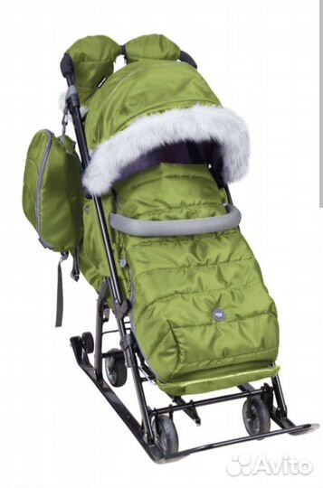 Детские санки коляска ника новые