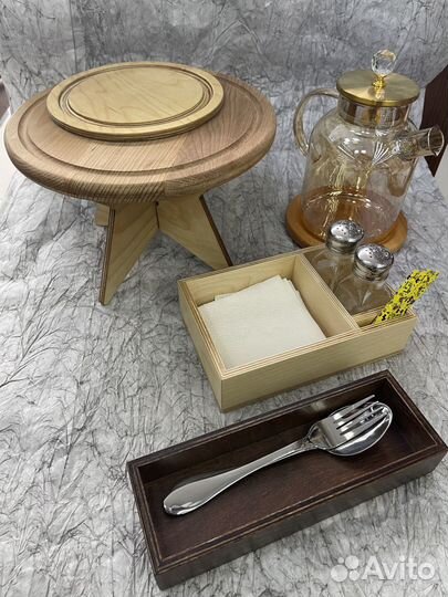 Лоток для столовых приборов (фраже) деревянный