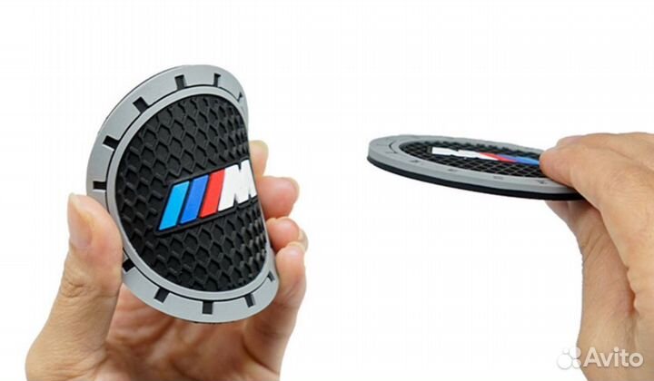 Силиконовой коврик в подстаканник BMW M Бмв М